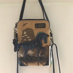 Chala crossbody bag in Safari horse brown